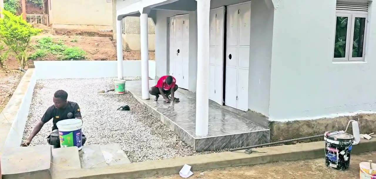 Final coats of paint and finishing touches - Angie's Heart of Hope Project in Uganda